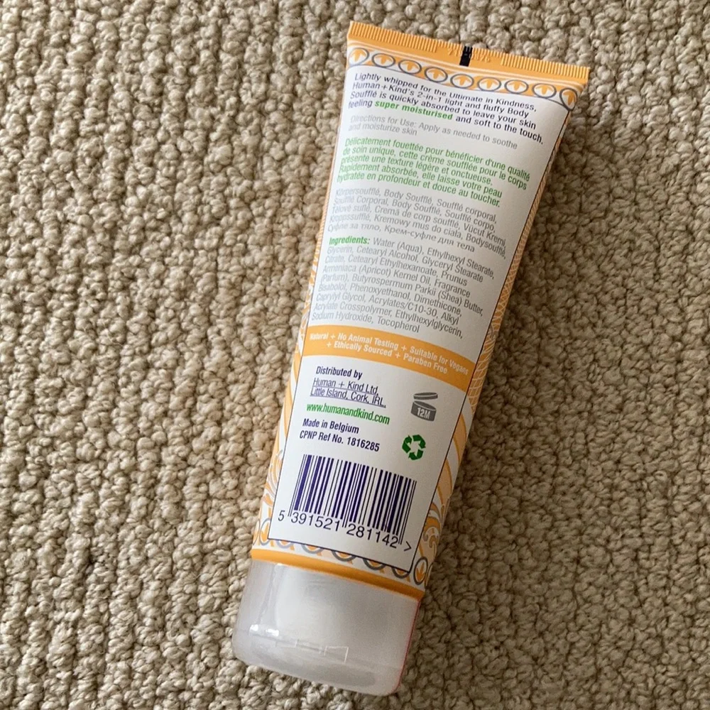 NEW human + kind Body Soufflé Body Lotion Moisturize 6.76 fl oz Full Size SEALED